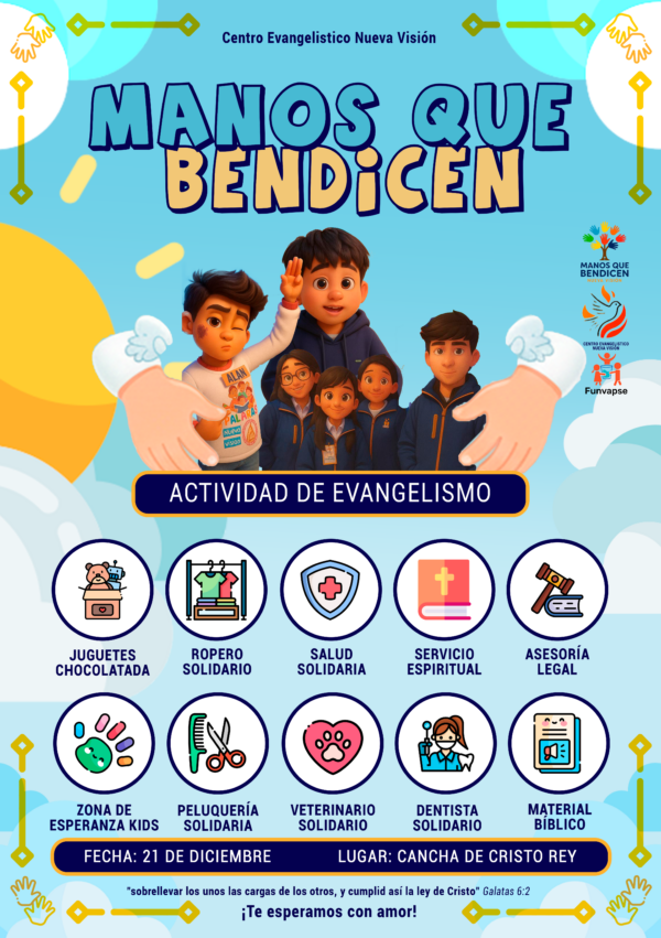 MANOS QUE BENDICEN 2025